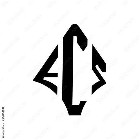 ECS logo. ECS letter. ECS letter logo design. ECS modern and creative ...