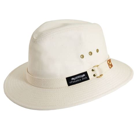 Panama Jack - Panama Jack Men's Original Canvas Safari Sun Hat, 2 1/2" Brim, UPF (SPF) 50+ Sun ...