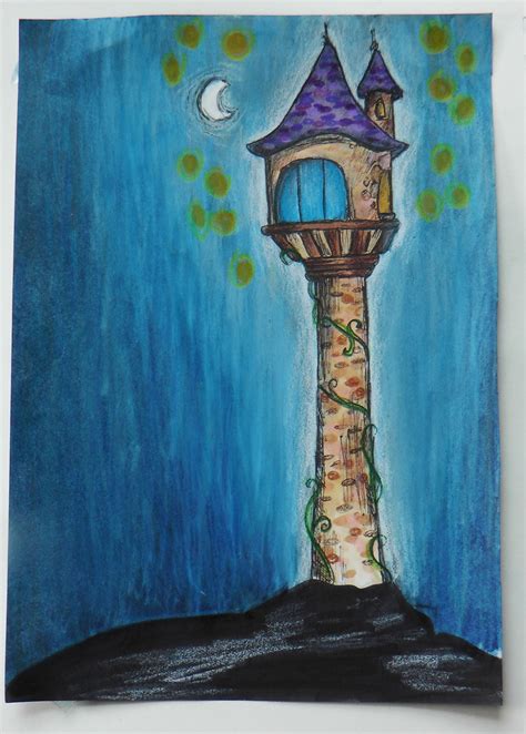 Rapunzel Tower Drawing at GetDrawings | Free download