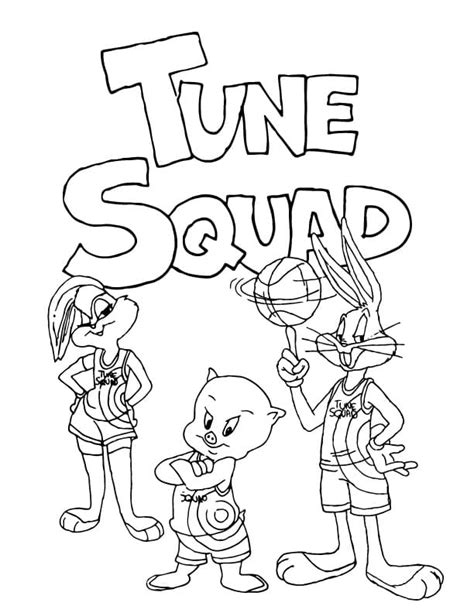 Space Jam 2 Daffy Duck Coloring Page - Free Printable Coloring Pages ...