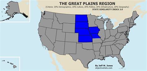 Typical Characteristics of the Great Plains Region - OBJECTIVE LISTS