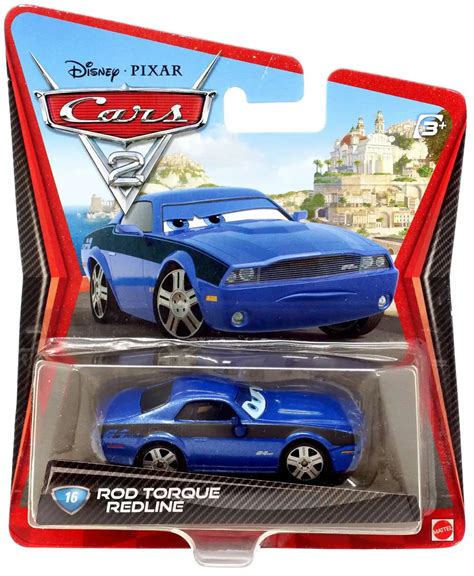 Disney Pixar Cars Cars 2 Main Series Rod Torque Redline 155 Diecast Car ...