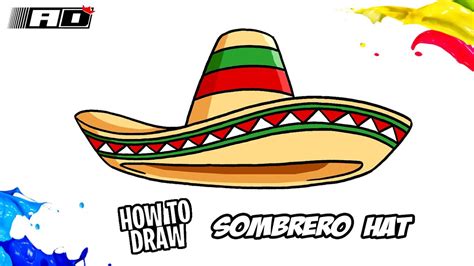 How To Draw A Sombrero Easy Drawing Tutorial For Kids | atelier-yuwa ...