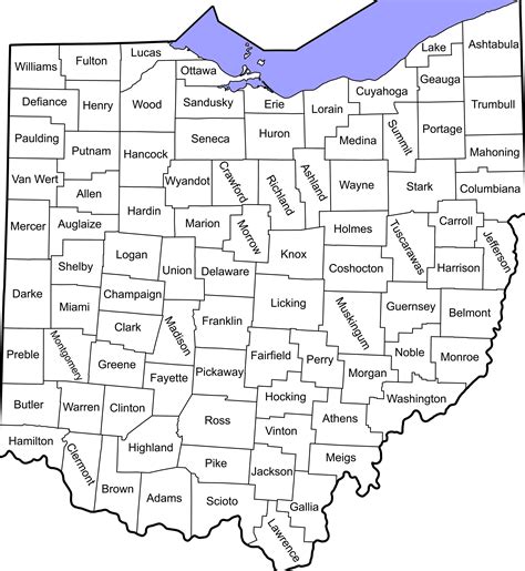 Map Of Ohio Counties 2024 - ashlee jasmine