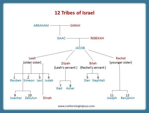 Son Of Jacob Family Tree Of Judah