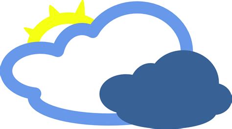 OnlineLabels Clip Art - Simple Weather Symbols