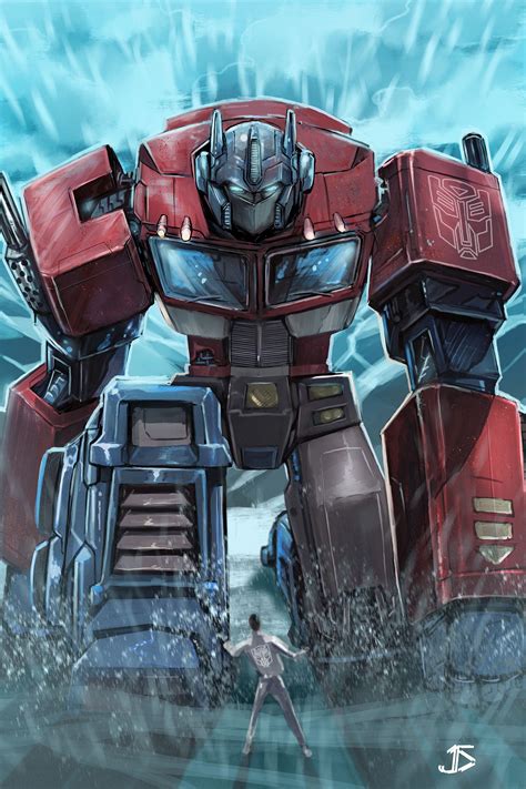 ArtStation - Optimus prime fan art, Joël Séguin | Transformers optimus prime, Optimus prime art ...