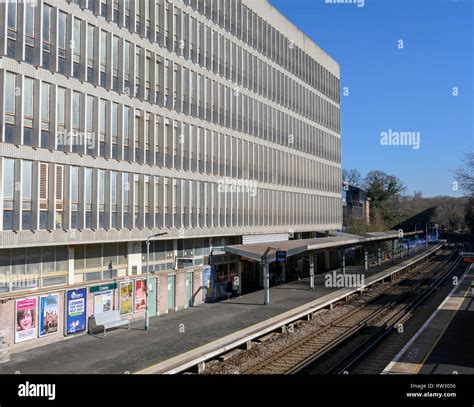 Crawley Railway Station, Crawley, West Sussex, England, Uk Stock Photo - Alamy