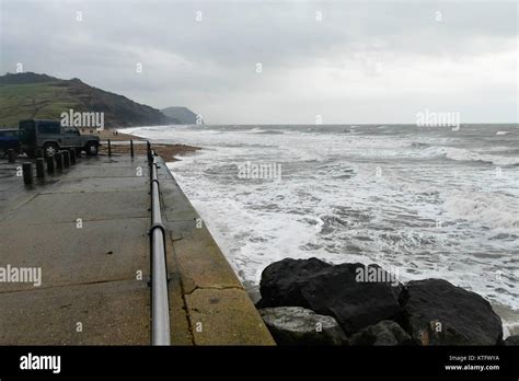 Charmouth, Dorset, UK. 25th December 2017. UK Weather. Charmouth Beach in Dorset on Christmas ...