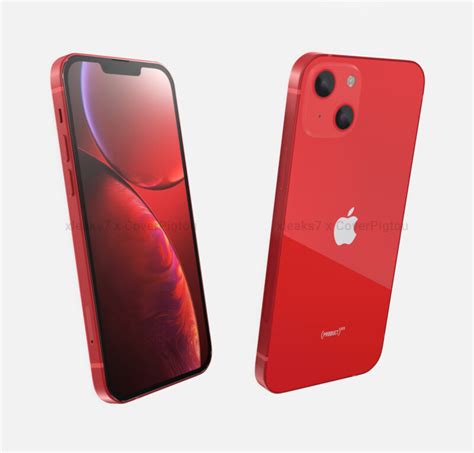 iPhone 13の(PRODUCT)REDモデル、モックアップ画像が公開 | ゴリミー