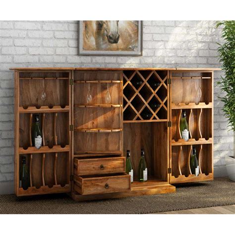 Rustic Bar Cabinet, Home Bar Cabinet, Wine Rack Cabinet, Wine Racks, Cabinet Ideas, Modern Home ...