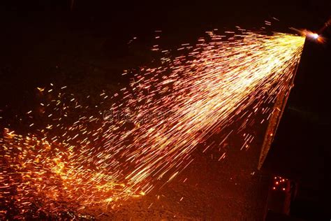 Metal welding sparks stock image. Image of craft, fire - 22364069