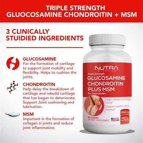 Glucosamine Chondroitin MSM Joint Supplement For Knee Pain - VitaminMall