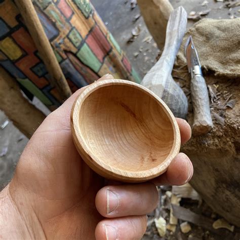 Small bowl, wooden bowl, hand carved wooden bowl