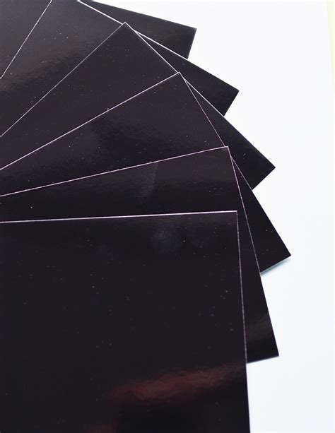 Black Glossy Paper Pack 10 sheets