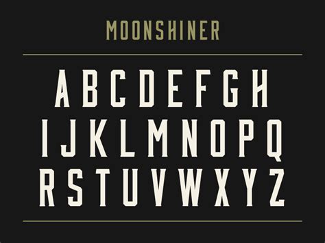 Moonshiner: New Free Typeface by Mattox Shuler on Dribbble