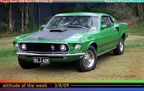 1969 Mustang Paint Colors