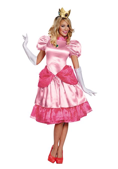 Princess Peach Deluxe Adult Costume