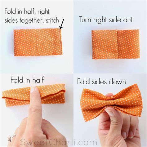 Tie Sewing Pattern Diy Simple Bow Tie Sewing Bow Ties Pinte ...