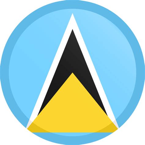 Saint Lucia flag emoji - Country flags