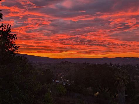 Red Sky in Morning, Sunrise Yesterday over San Jose : r/bayarea