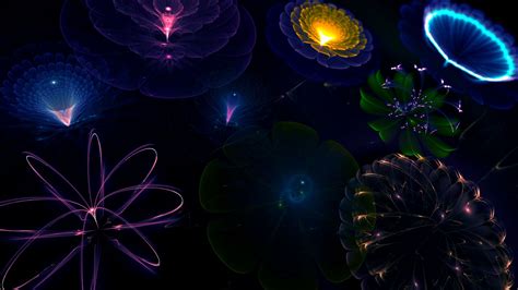 Neon Flowers Wallpapers on WallpaperDog