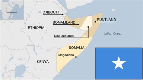 Mogadishu Map Africa