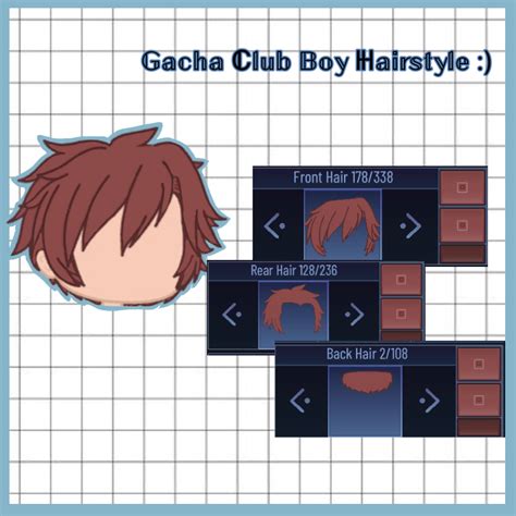 Gacha club hairstyle for boys | Club hairstyles, Club design, Drawing ...