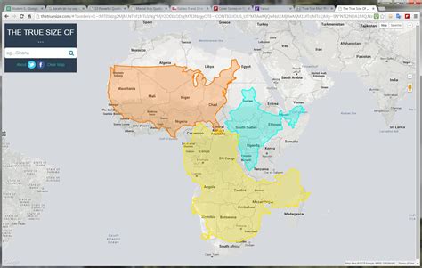 the good word groundswell: 'True Size Map' Proves You've Been Picturing The Planet All Wrong