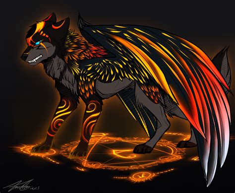 Fire Wolf God Adopt Auction CLOSED by Shiinrai on DeviantArt