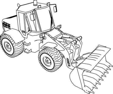 Bulldozer Coloring Pages