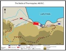 Battle Of Thermopylae Map