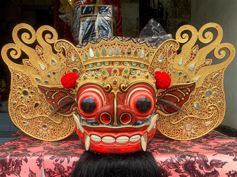 Barong Mask Wooden Barong Bali Mask Balinese Barong Hand - Etsy