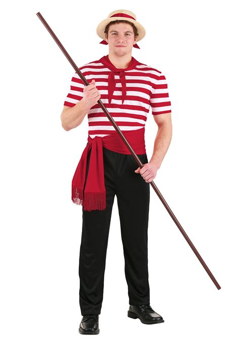 Venice Gondolier Adult Costume | Uniform Costumes