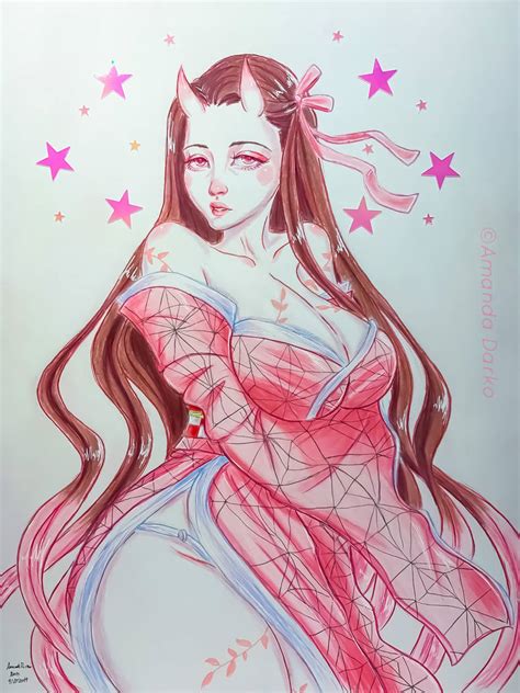 Full demon transformation Nezuko Kamado by AmandaDarko on DeviantArt