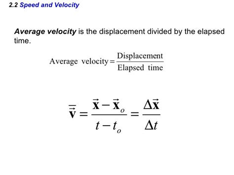 Equation Average Velocity Physics - Tessshebaylo