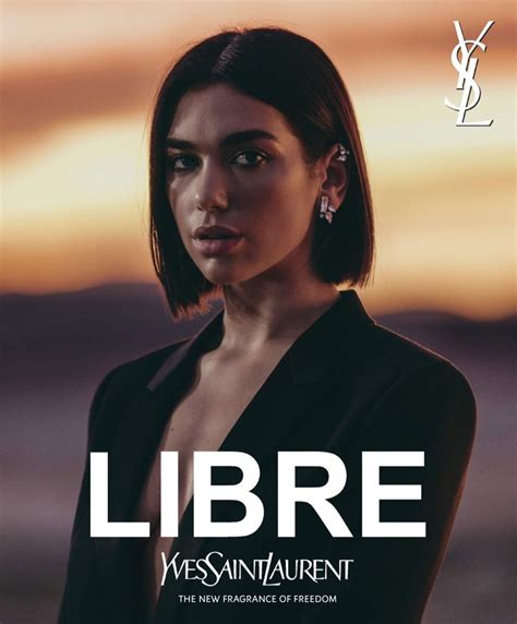 Dua Lipa Yves Saint Laurent Libre Fragrance Campaign