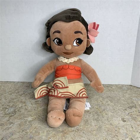 Disney Store Baby Moana Plush Doll #Disney | Disney plush, Plush dolls, Disney