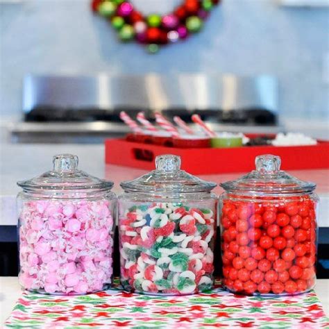 Old-Fashioned Candy Jar » Old-fashioned, clear glass candy jars make a charming display for any ...