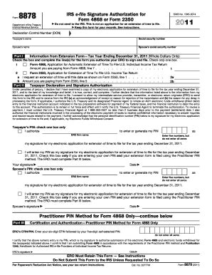 Fillable Online irs form 4868 signature Fax Email Print - pdfFiller