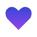 Purple Heart Sticker - Purple heart - Discover & Share GIFs