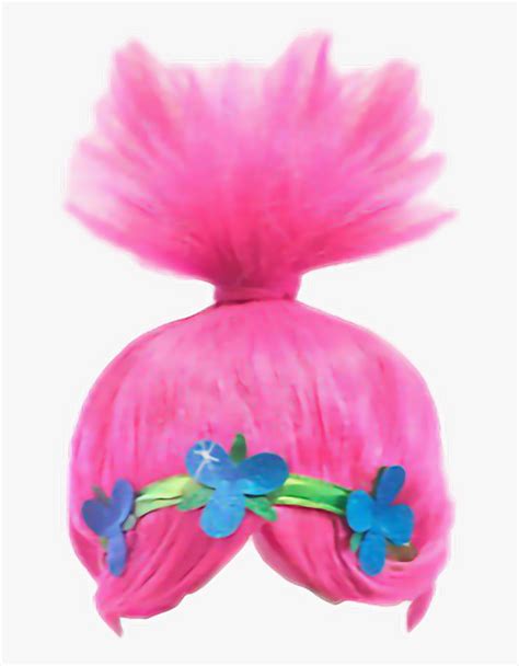 #troll #poppy - Trolls Poppy Hair, HD Png Download - kindpng