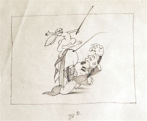 Original Walt Disney Production Drawing of Mickey Mouse from Mickey's Grand Opera (1936) (1936 ...