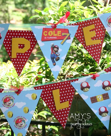 Super Mario Birthday Party Super Mario Birthday Super - Etsy