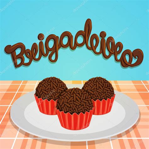 Brigadeiro - Brazilian Candy — Stock Vector © imagetico #92008522