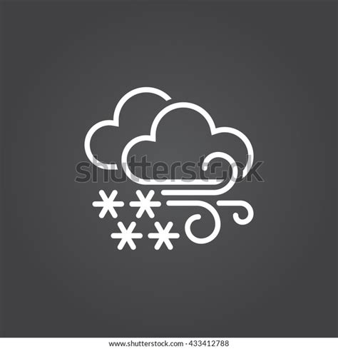 Blizzard Icon Stock Vector (Royalty Free) 433412788 | Shutterstock