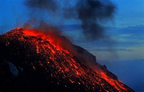 Italy's Stromboli volcano erupts in 'strong explosion' with lava flows sparking wildfires