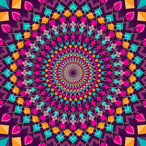 Kaleidoscope Pattern Vector Art, Icons, and Graphics for Free Download