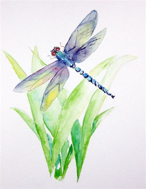 Dragonfly Painting by MarilynKJonas on Etsy