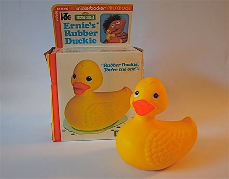 Sesame Street Ernie's Rubber Duckie by Knickerbocker Toys